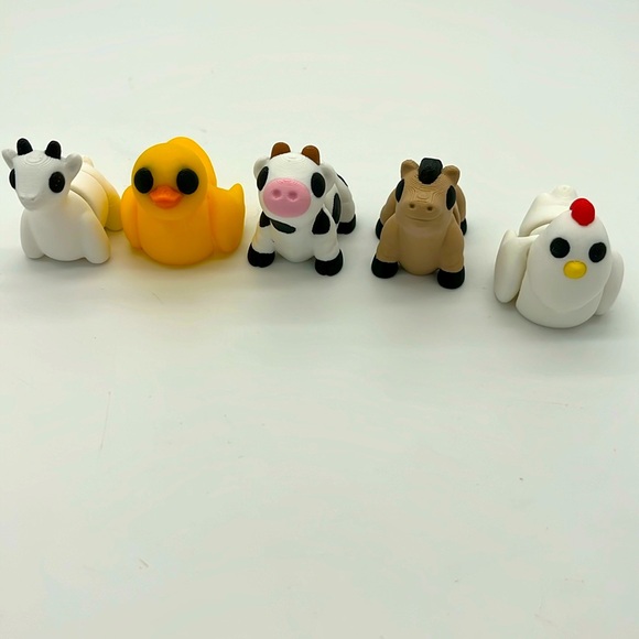 3D printed 5 Pack Farm Animals Fidget Toy Fun Collectible Stress … - Picture 1 of 6